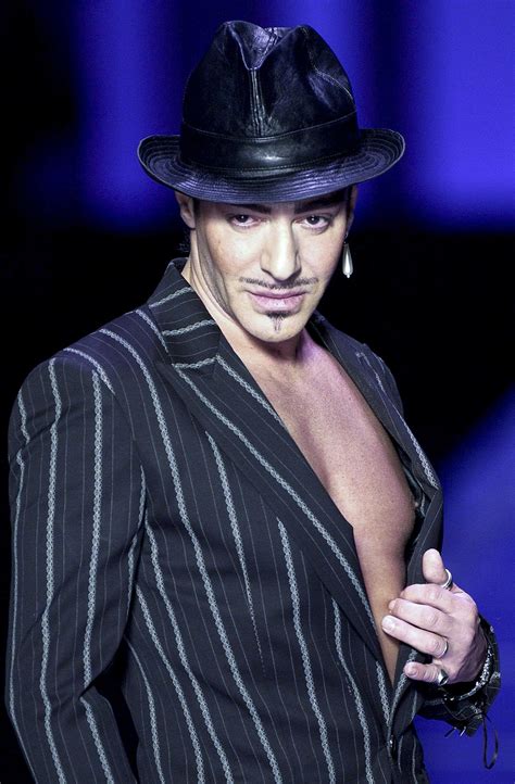 john galliano and dior|John Galliano today.